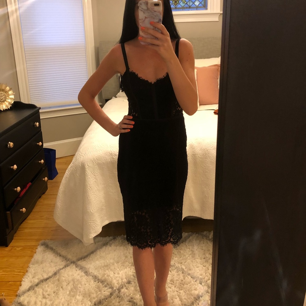 Midi Little Black Dress